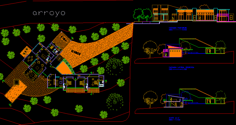Single Family DWG Full Project for AutoCAD