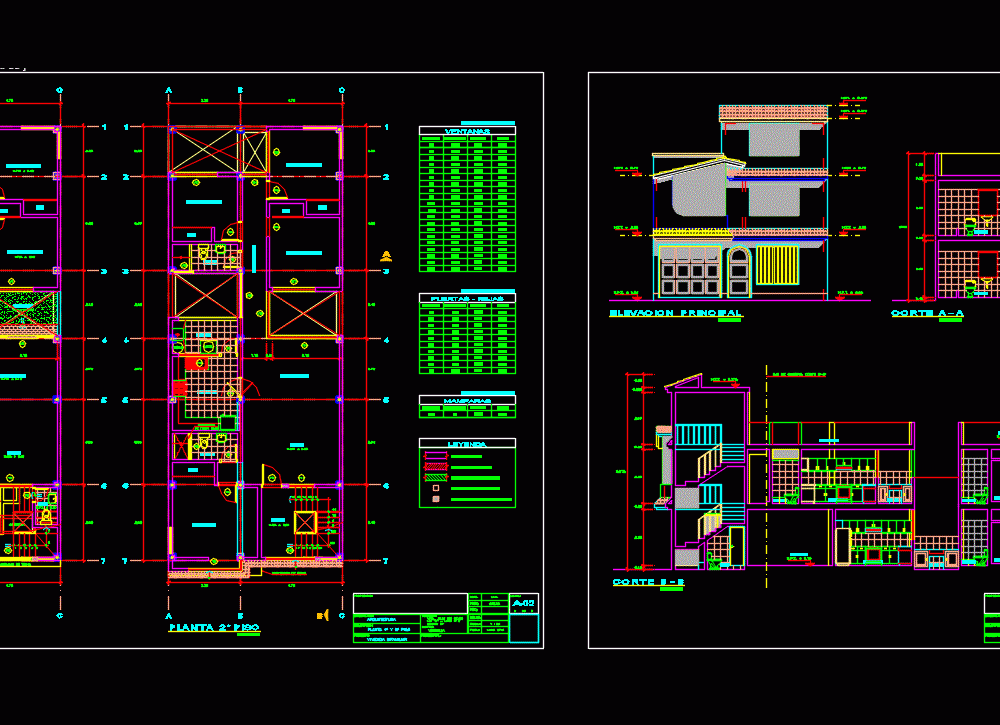 Single Family Home  2D DWG plan for AutoCAD   Designs  CAD 
