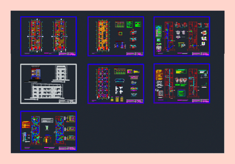 Single Family Home DWG Block for AutoCAD