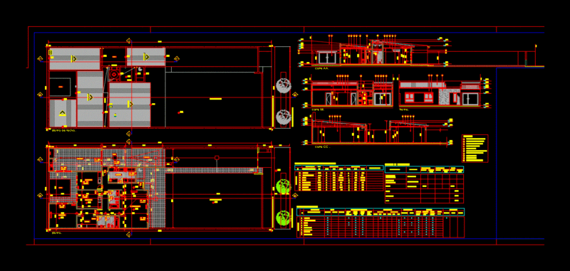 Single Family Home DWG Block for AutoCAD