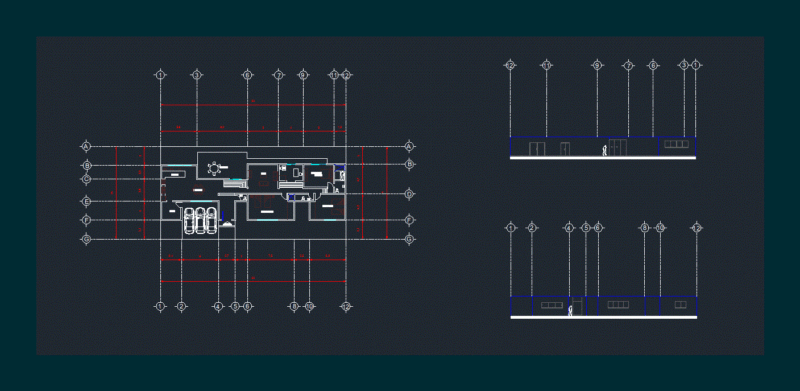Single Family Home DWG Block for AutoCAD