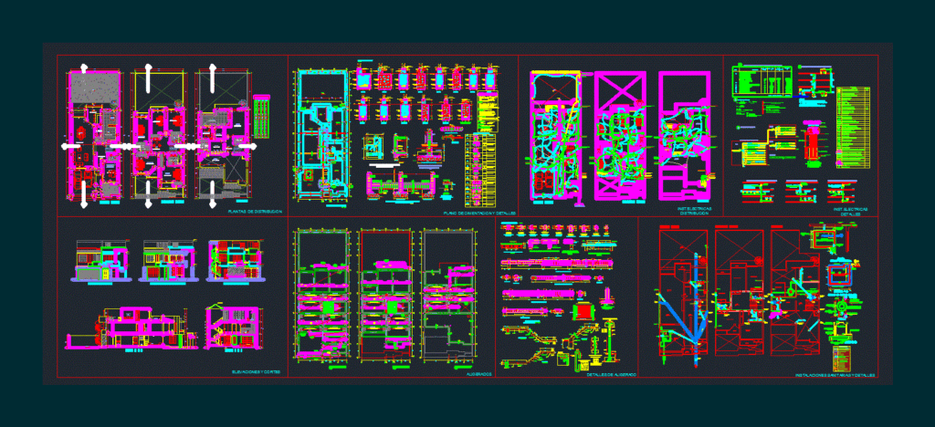 Single Family Home DWG Block for AutoCAD