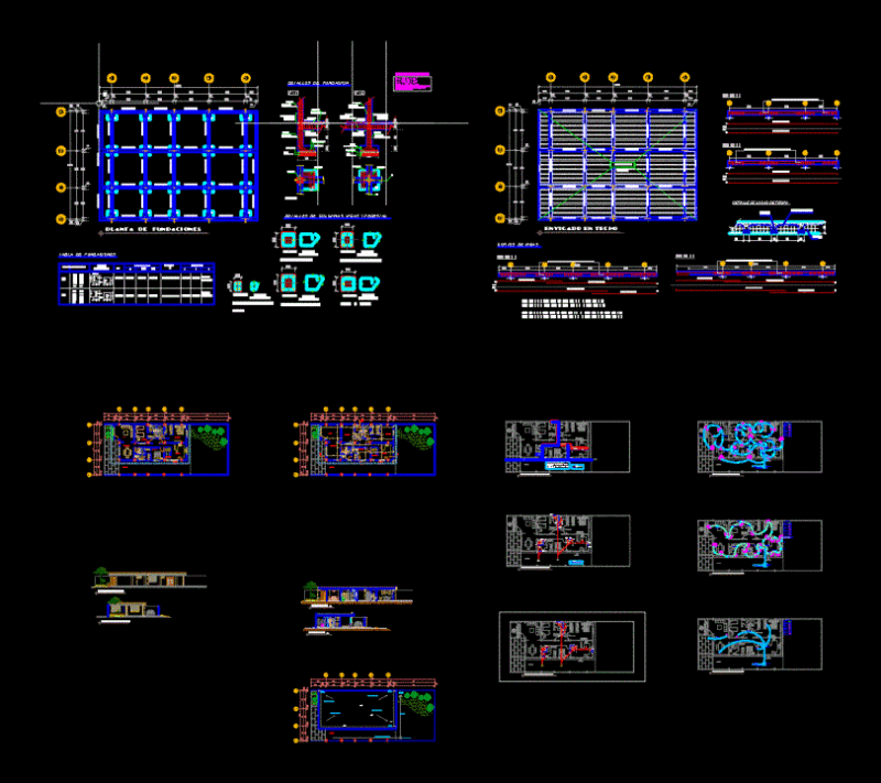 Single Family Home DWG Block for AutoCAD