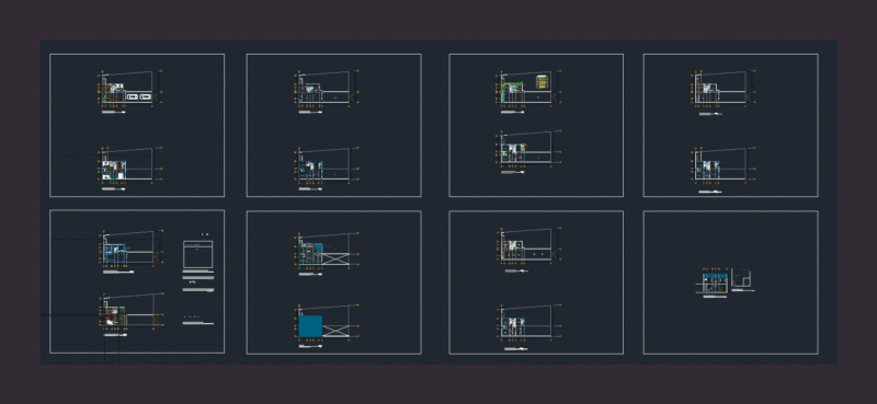 Single Family Home DWG Block for AutoCAD