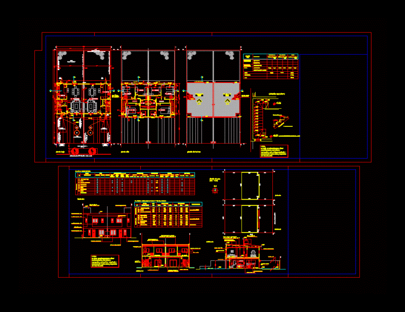 Single Family Home DWG Detail for AutoCAD