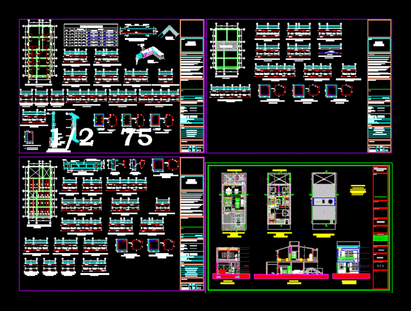 Single Family Home DWG Detail for AutoCAD