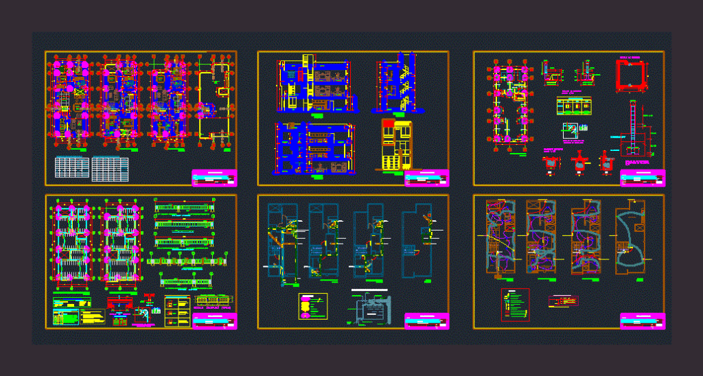 Single Family Home DWG Detail for AutoCAD