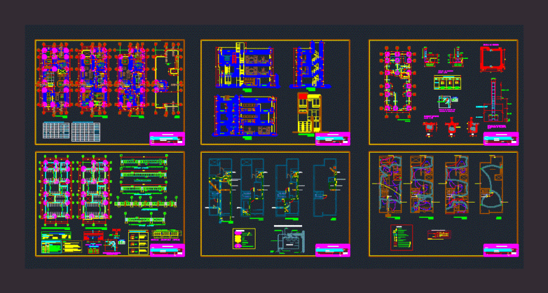 Single Family Home DWG Detail for AutoCAD