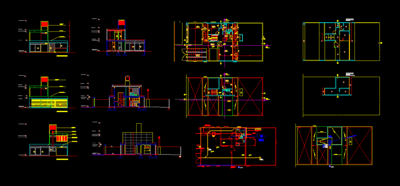 Single Family Home DWG Detail for AutoCAD