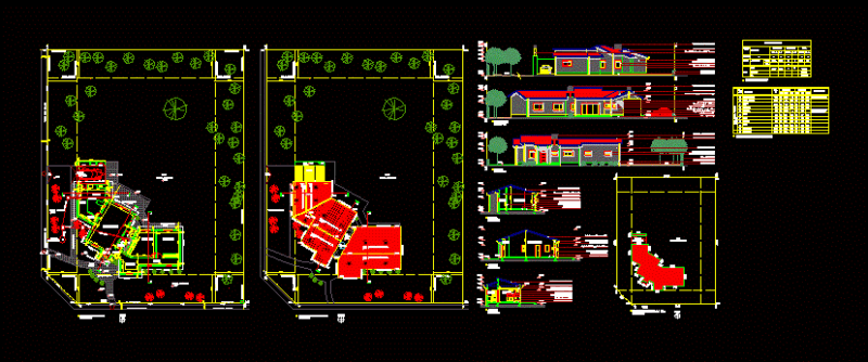 Single Family Home DWG Full Project for AutoCAD