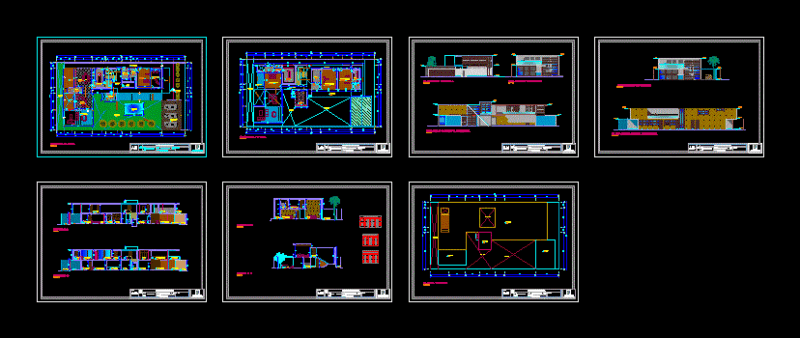 Single Family Home DWG Full Project for AutoCAD