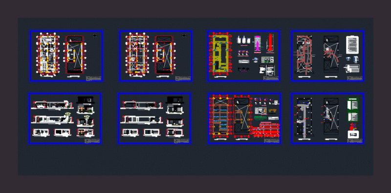 Single Family Home DWG Full Project for AutoCAD