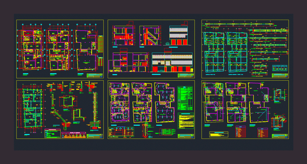 Single Family Home DWG Plan for AutoCAD