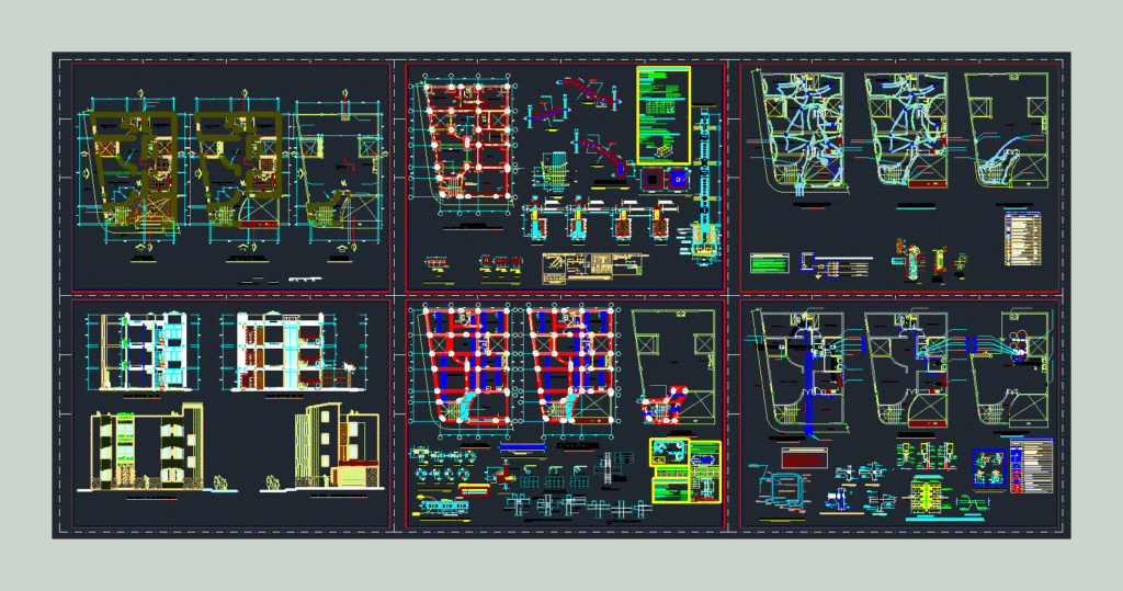 Single Family Home DWG Plan for AutoCAD