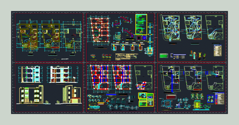 Single Family Home DWG Plan for AutoCAD