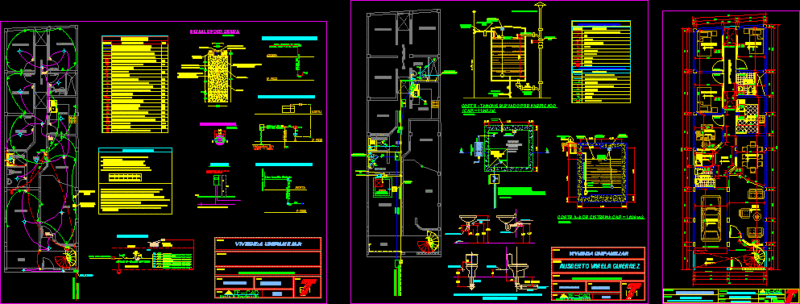 Single Family Home Sydv– Trujillo, Peru DWG Block for AutoCAD