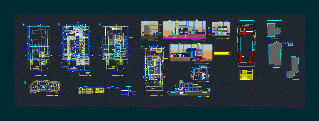 Single Family Residence DWG Block for AutoCAD