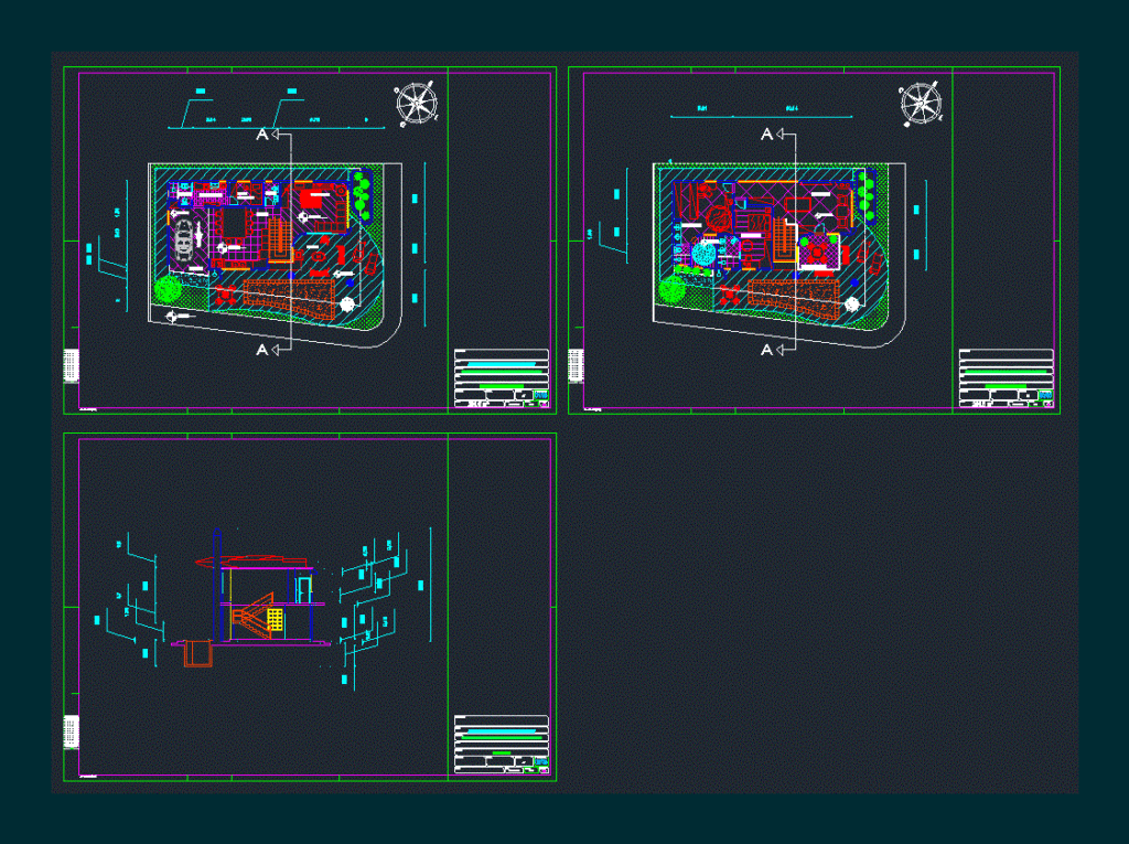 Single Family Residence DWG Full Project for AutoCAD