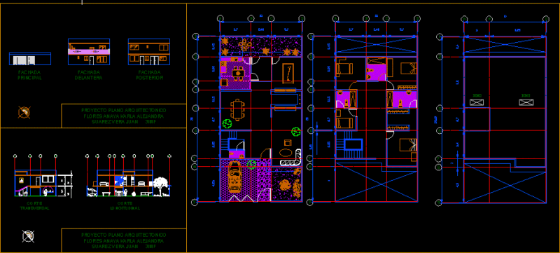 Single Room DWG Block for AutoCAD