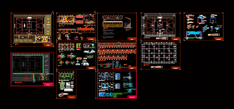 Slab Sports DWG Plan for AutoCAD
