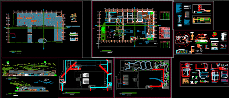 Slaughterhouse, Cuba DWG Plan for AutoCAD
