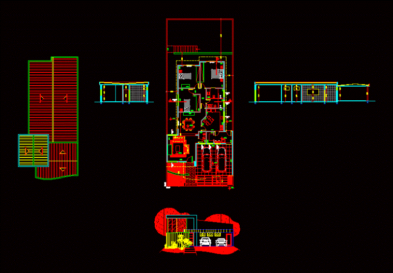 Small House 1 DWG Block for AutoCAD