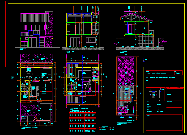 Small House 2D PDF Plan Document Designs CAD