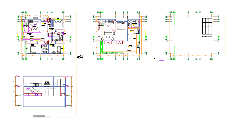 House 2D DWG Plan for AutoCAD