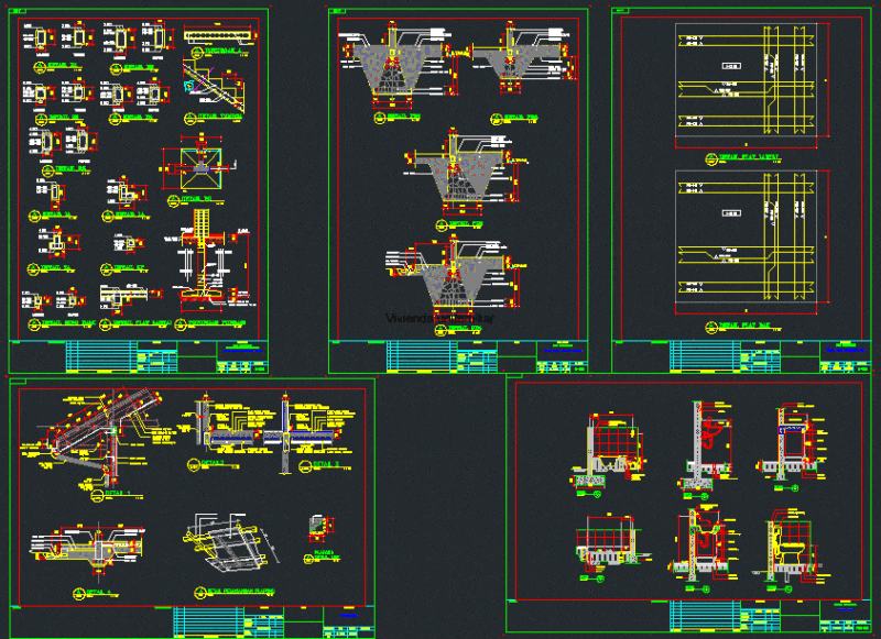 Small House With Pergola DWG Detail for AutoCAD