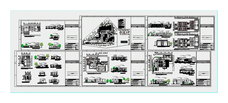 Social DWG Full Project for AutoCAD