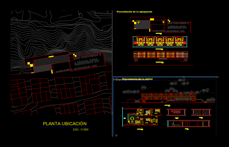 Social Housing DWG Block for AutoCAD