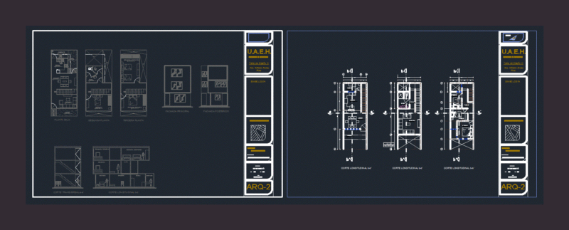 Social Housing DWG Block for AutoCAD