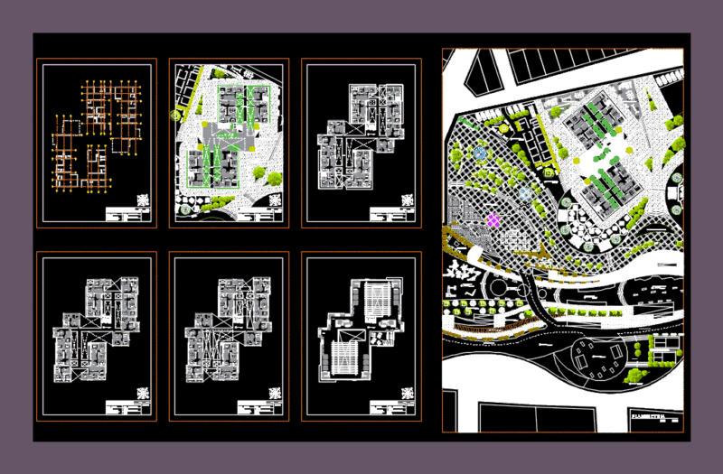 Social Housing DWG Full Project for AutoCAD