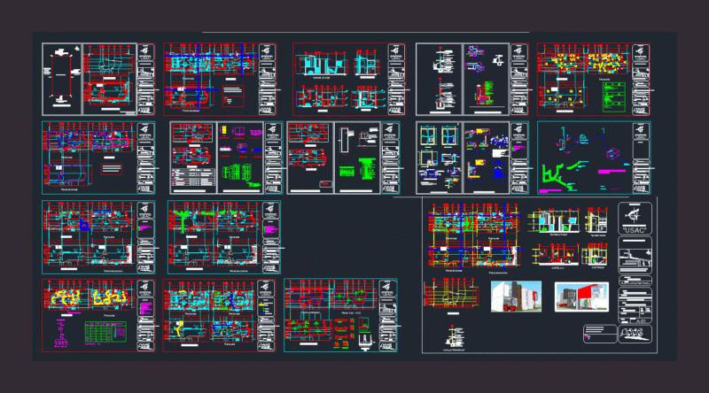 Social Housing DWG Plan for AutoCAD