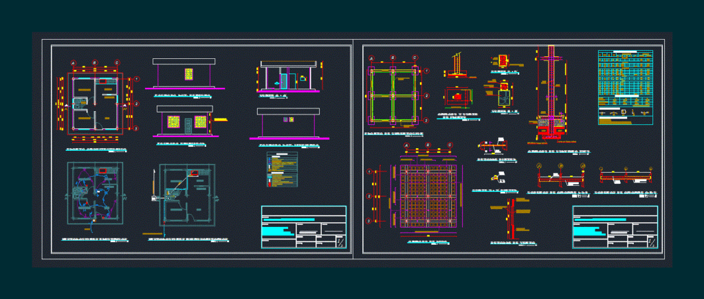 Social Housing DWG Section for AutoCAD