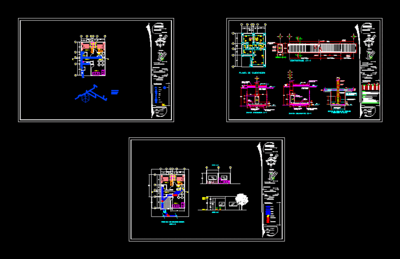 Social Interest Home DWG Block for AutoCAD