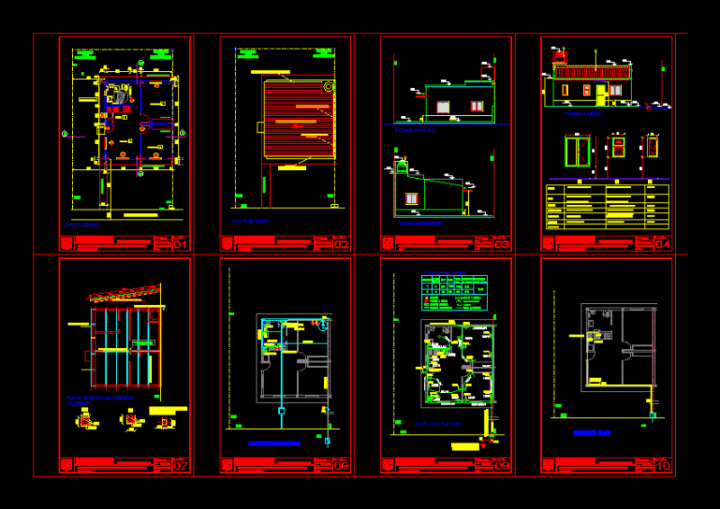 Social Interest Housing DWG Block for AutoCAD