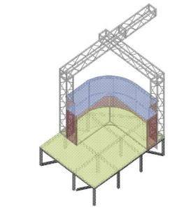 Sound Dj Booth DWG Block for AutoCAD
