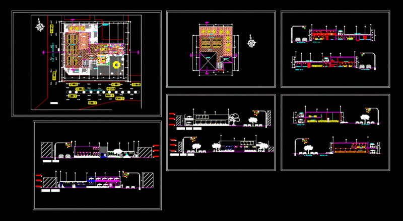 Soup Kitchen DWG Elevation for AutoCAD