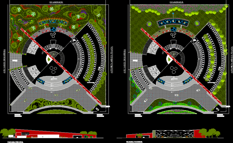 Spa Architectural Planes DWG Block for AutoCAD