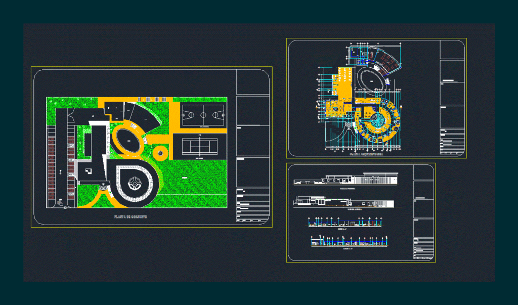 Spa DWG Block for AutoCAD