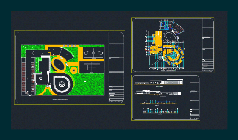 Spa DWG Block for AutoCAD