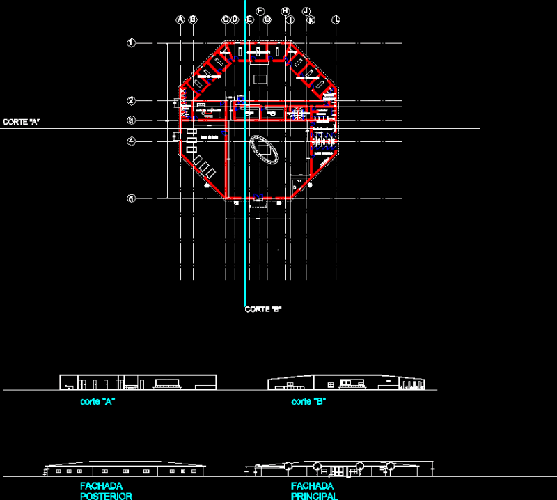 Spa DWG Block for AutoCAD
