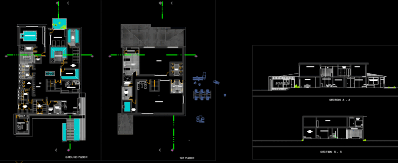 Spa DWG Detail for AutoCAD