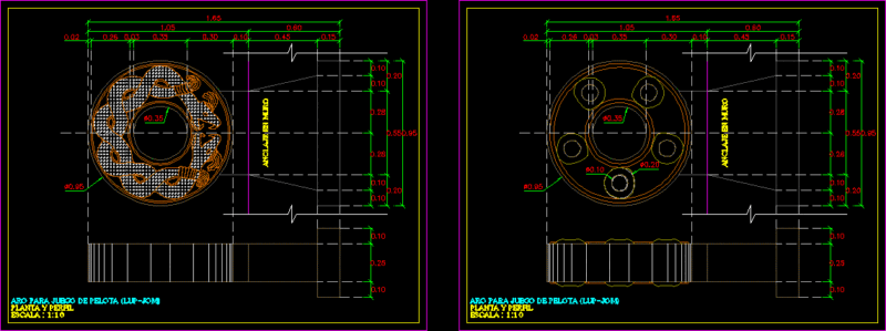 Sport Court For Mayan Style Ballgame DWG Plan for AutoCAD