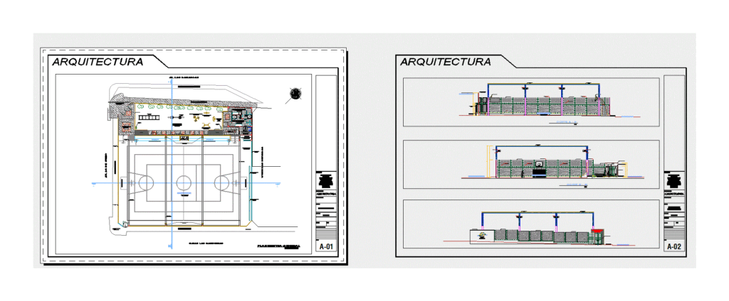 Sport Slab DWG Plan for AutoCAD