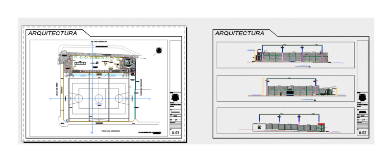 Sport Slab DWG Plan for AutoCAD