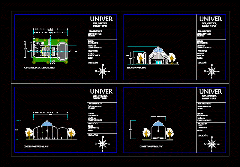 St Jude Church DWG Section for AutoCAD