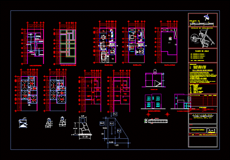 Stake House DWG Block for AutoCAD