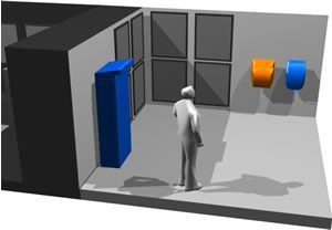 Standing Human Figure in a Room 3D MAX Model for 3ds Max